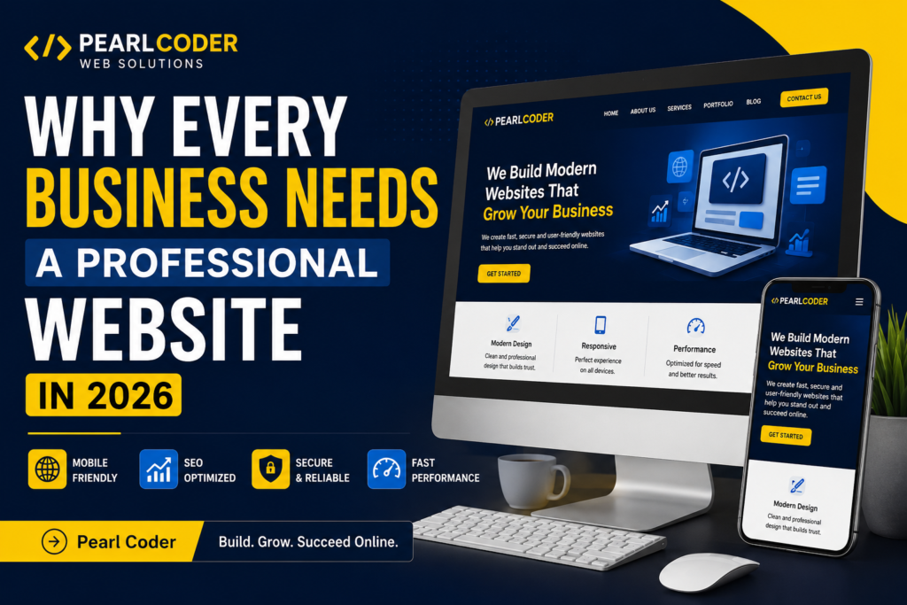 Professional website development for modern businesses with responsive design, SEO optimization, and high-performance web solutions.